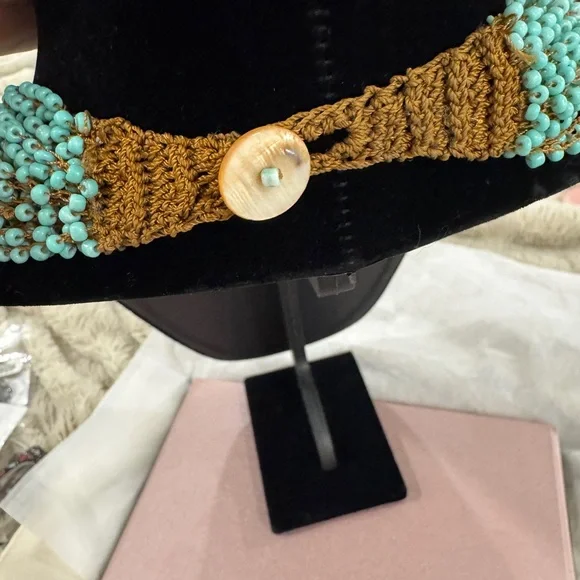 Boho Turquoise Beaded Multi-Strand Necklace NWOT - Picture 4 of 4